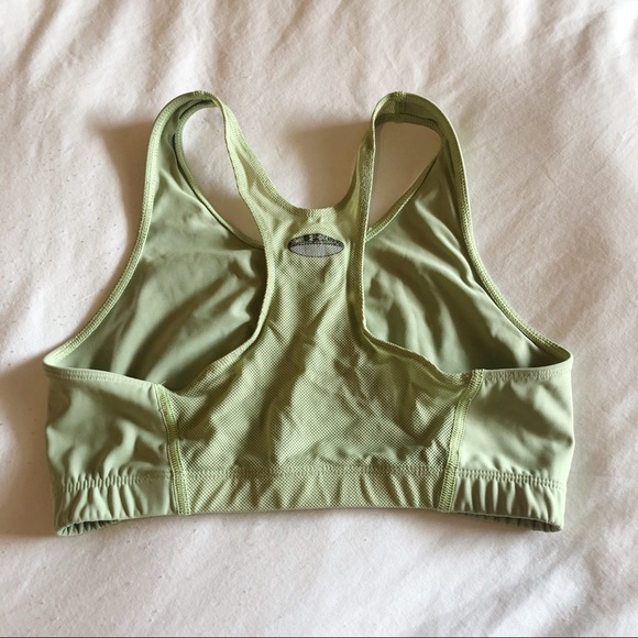 Under Armour S/M Light Green Sports Bra - Picture 2 of 3